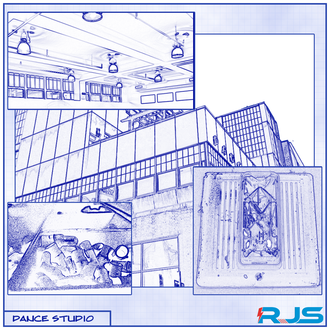 Electrical blueprint and build-out plans for a commercial project by RJS Electrical